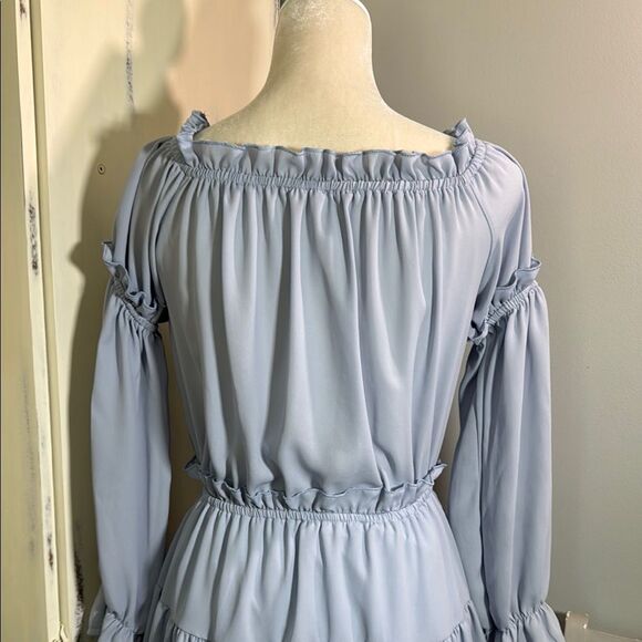 Lucy in the Sky Soft Blue Dress - Picture 6 of 11